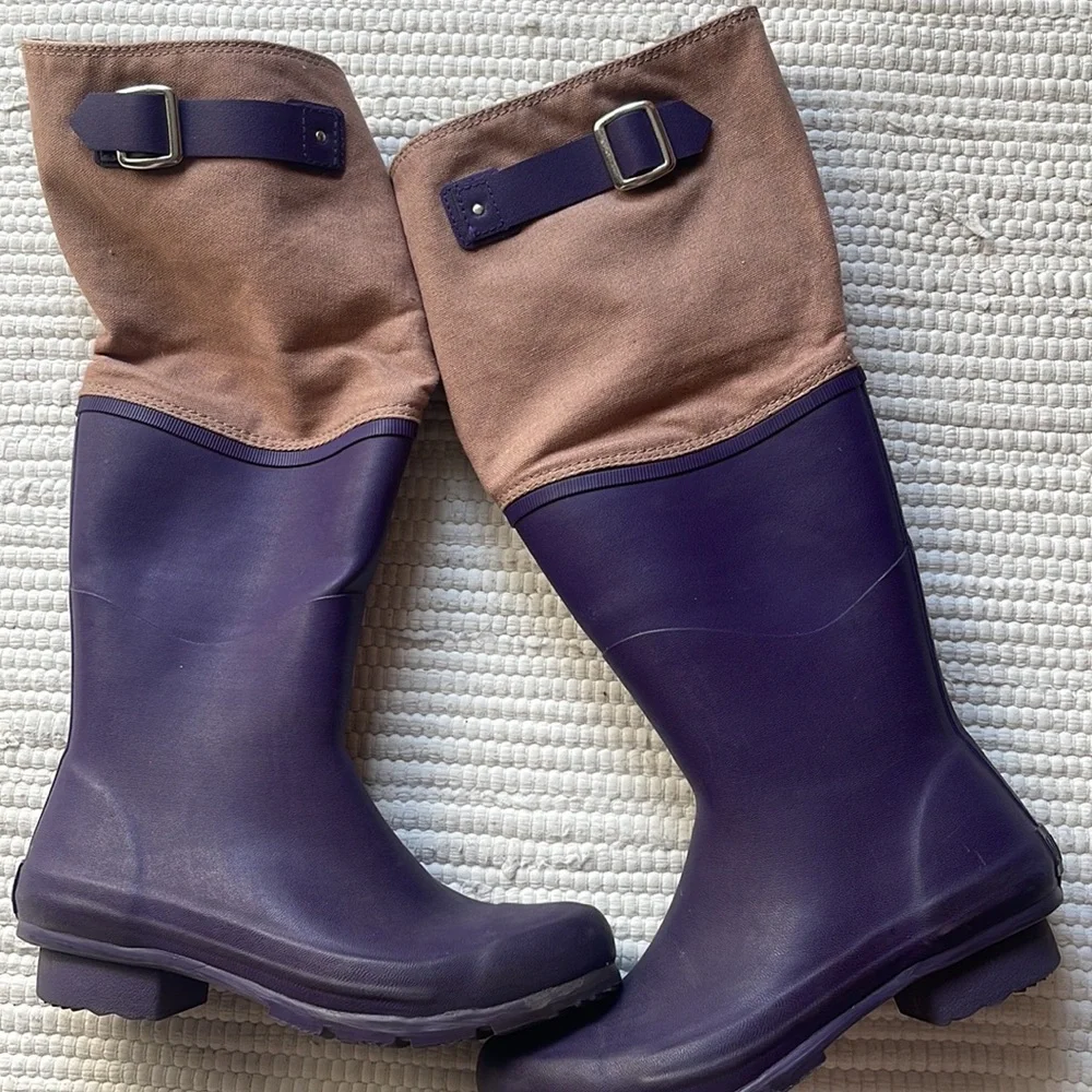 Vtg! CONVERSE Chuck Taylor All-Star Fold Down Rain Boots 5